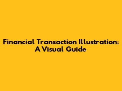 Financial Transaction Illustration: A Visual Guide