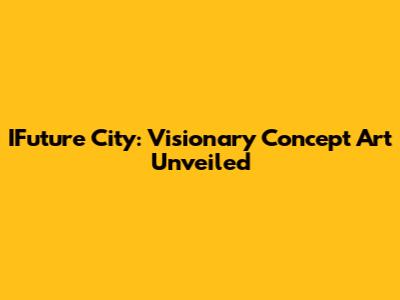 IFuture City: Visionary Concept Art Unveiled