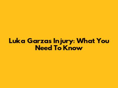 Luka Garza's Injury: What You Need To Know