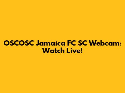 OSCOSC Jamaica FC SC Webcam: Watch Live!