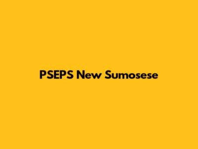 PSEPS New Sumosese