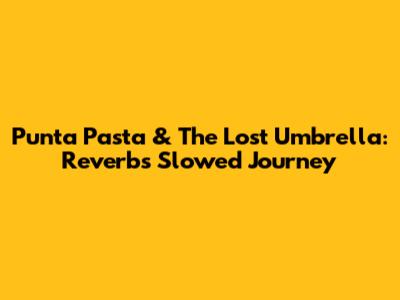 Punta Pasta & The Lost Umbrella: Reverb's Slowed Journey